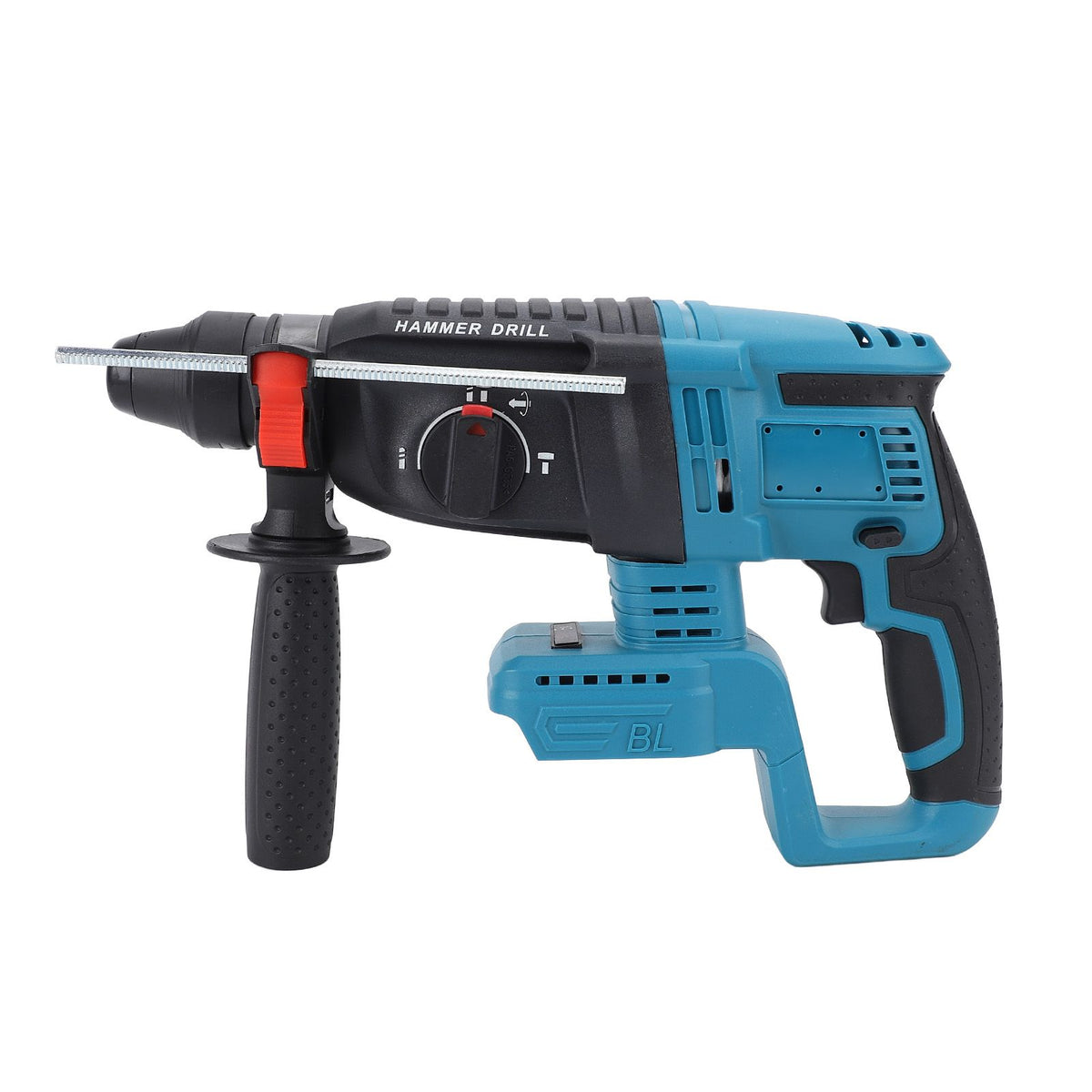 3 in 1 Impact Drill Hammer Set Lightweight Rechargeable Adjustable Mode Rotating Handle for Woodworking Projects Installation
