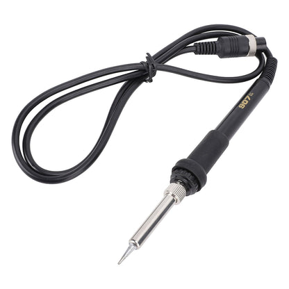 Soldering Iron Handle 50W 24V Silicone Aluminum Soldering Station Replacement Pencil Welding Tool with 5 Holes