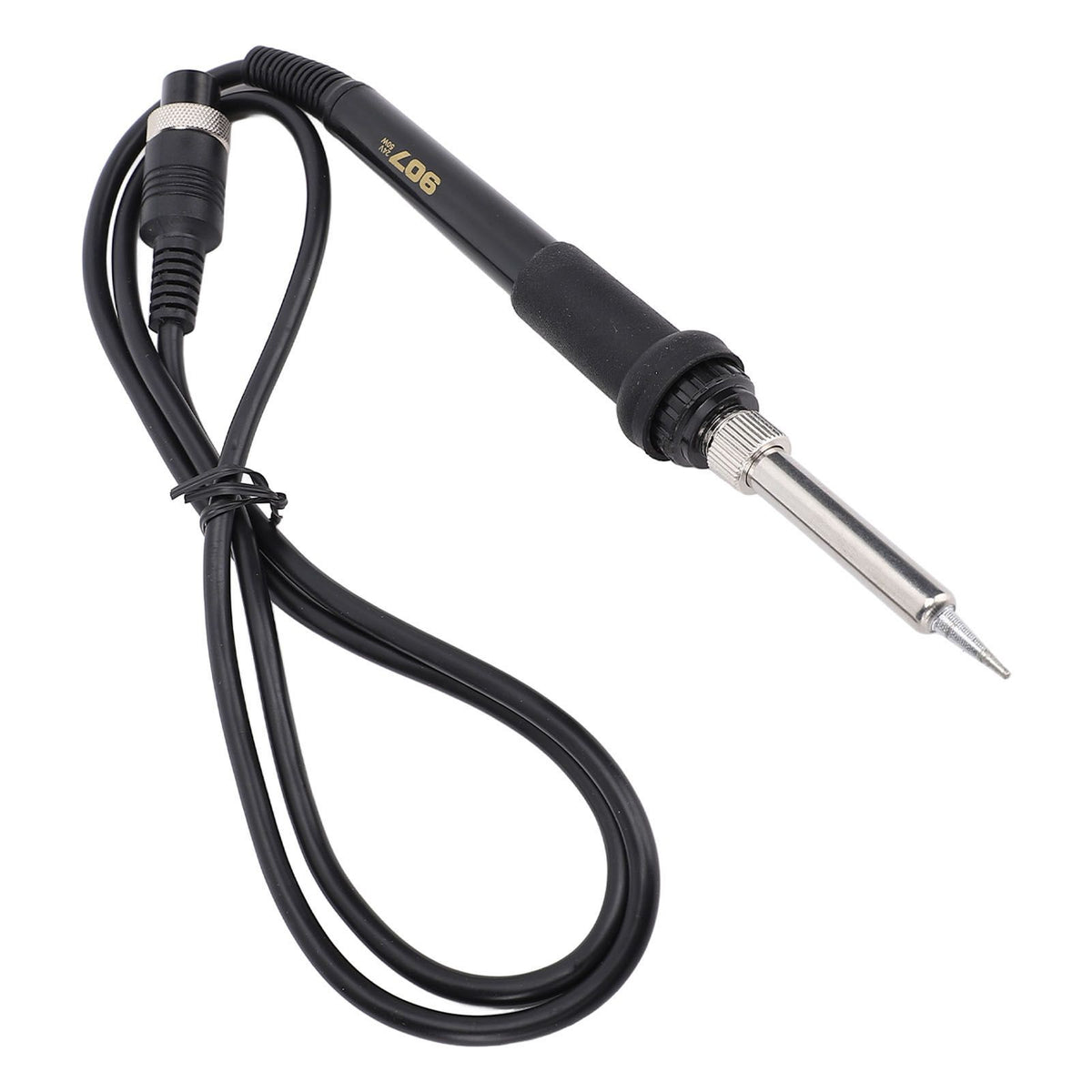 Soldering Iron Handle 50W 24V Silicone Aluminum Soldering Station Replacement Pencil Welding Tool with 5 Holes