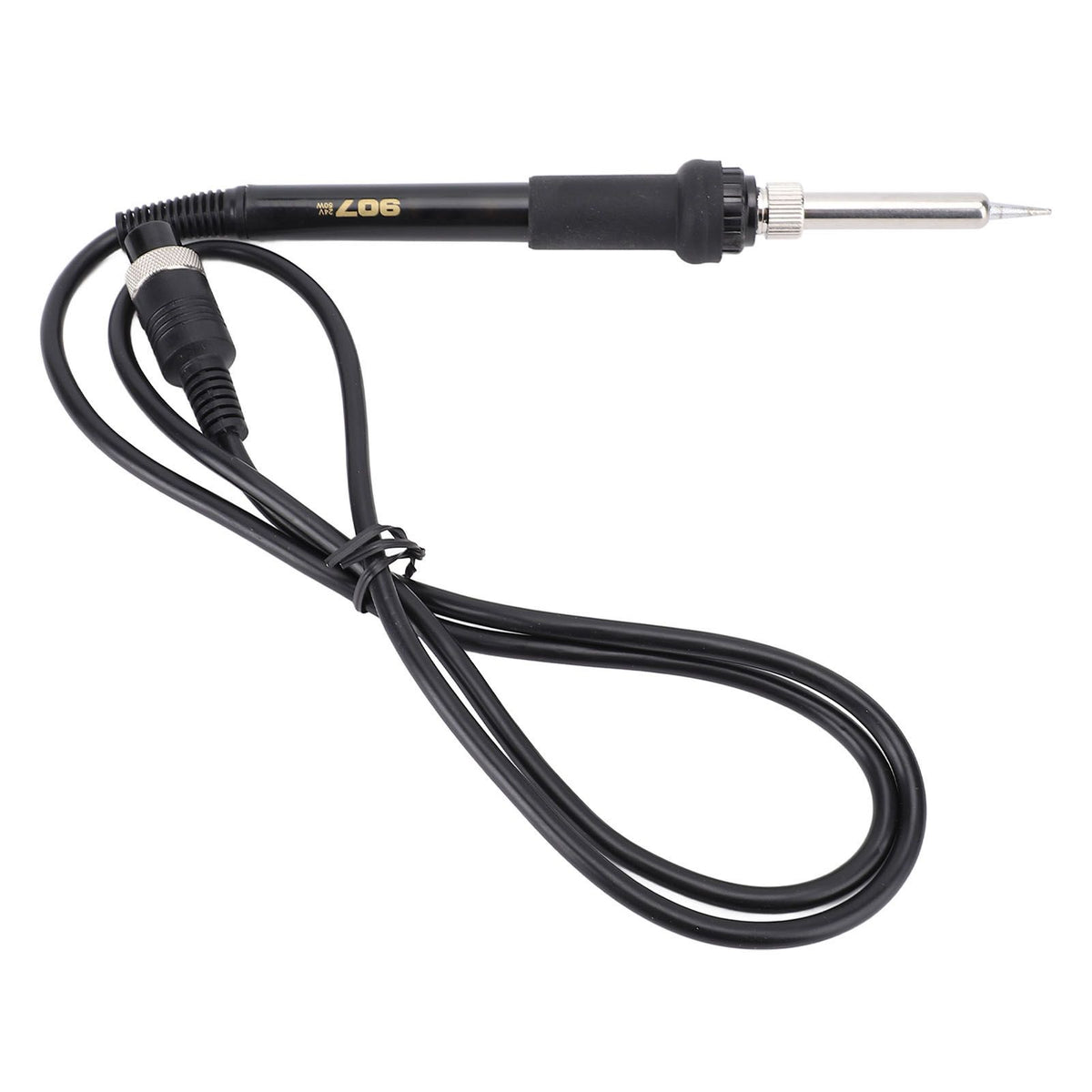 Soldering Iron Handle 50W 24V Silicone Aluminum Soldering Station Replacement Pencil Welding Tool with 5 Holes