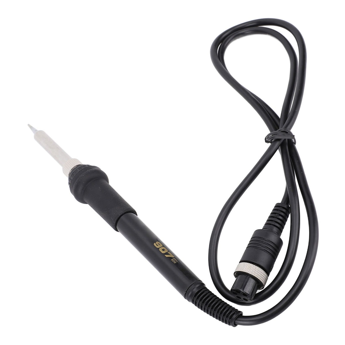 Soldering Iron Handle 50W 24V Silicone Aluminum Soldering Station Replacement Pencil Welding Tool with 5 Holes