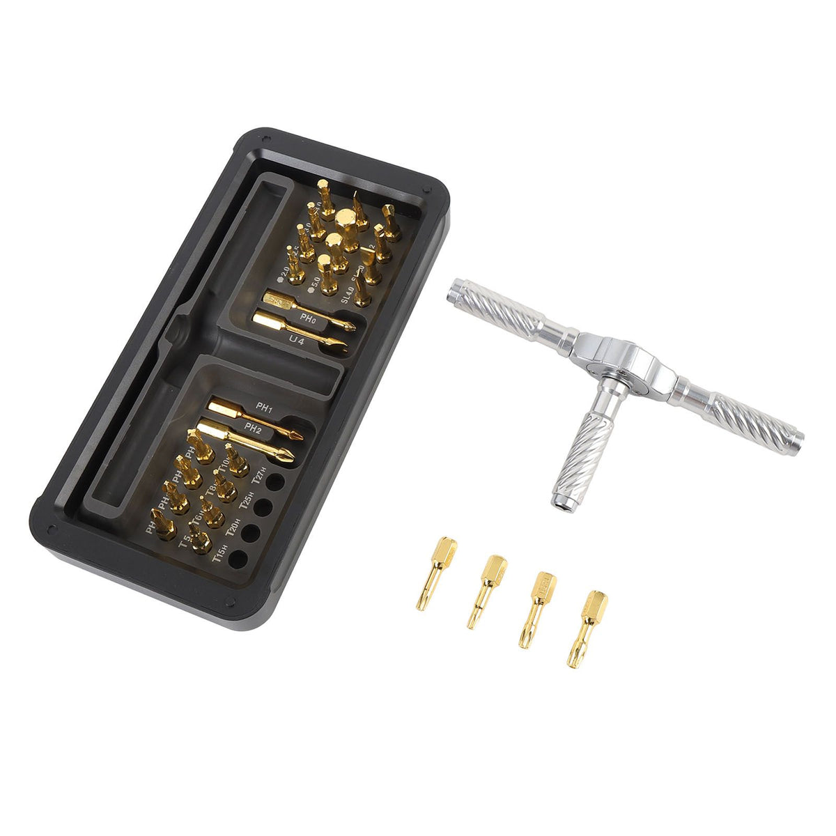Ratchet Screwdriver Set Labor Saving 30 in 1 Design Multifunctional Ergonomic Ratcheting Screwdriver Multi Bit Set