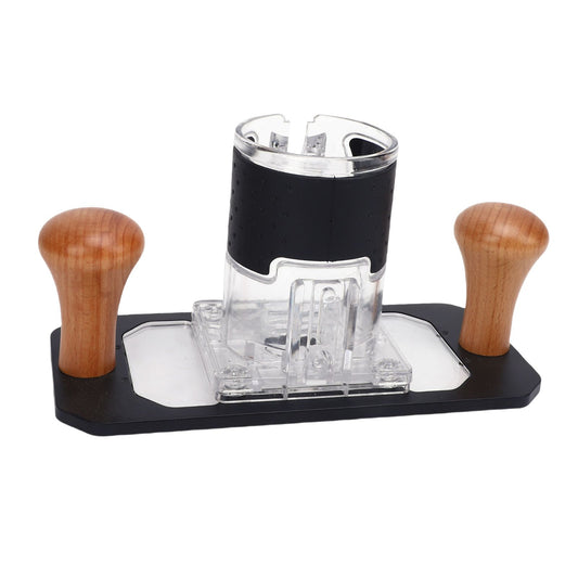 Woodworking Trimmer Router Base Multifunctional Carving Milling Base with Transparent Cover for Engraving Machines