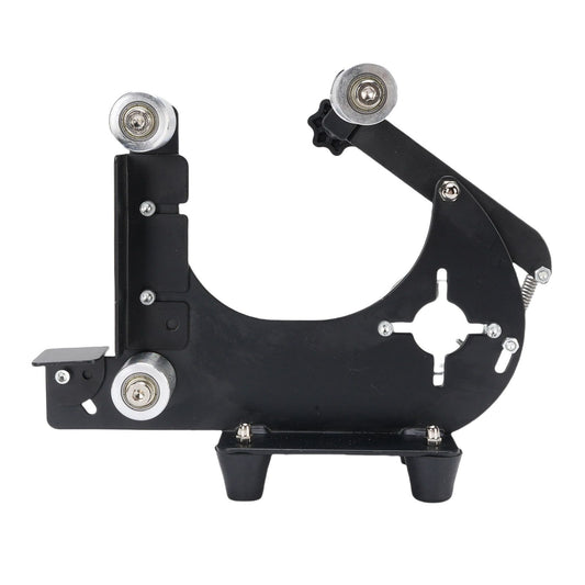 M10 Angle Grinder Belt Sander Attachment Iron Plate Tension Adjustable Belt Sander Adapter for Grinding Sanding Polishing