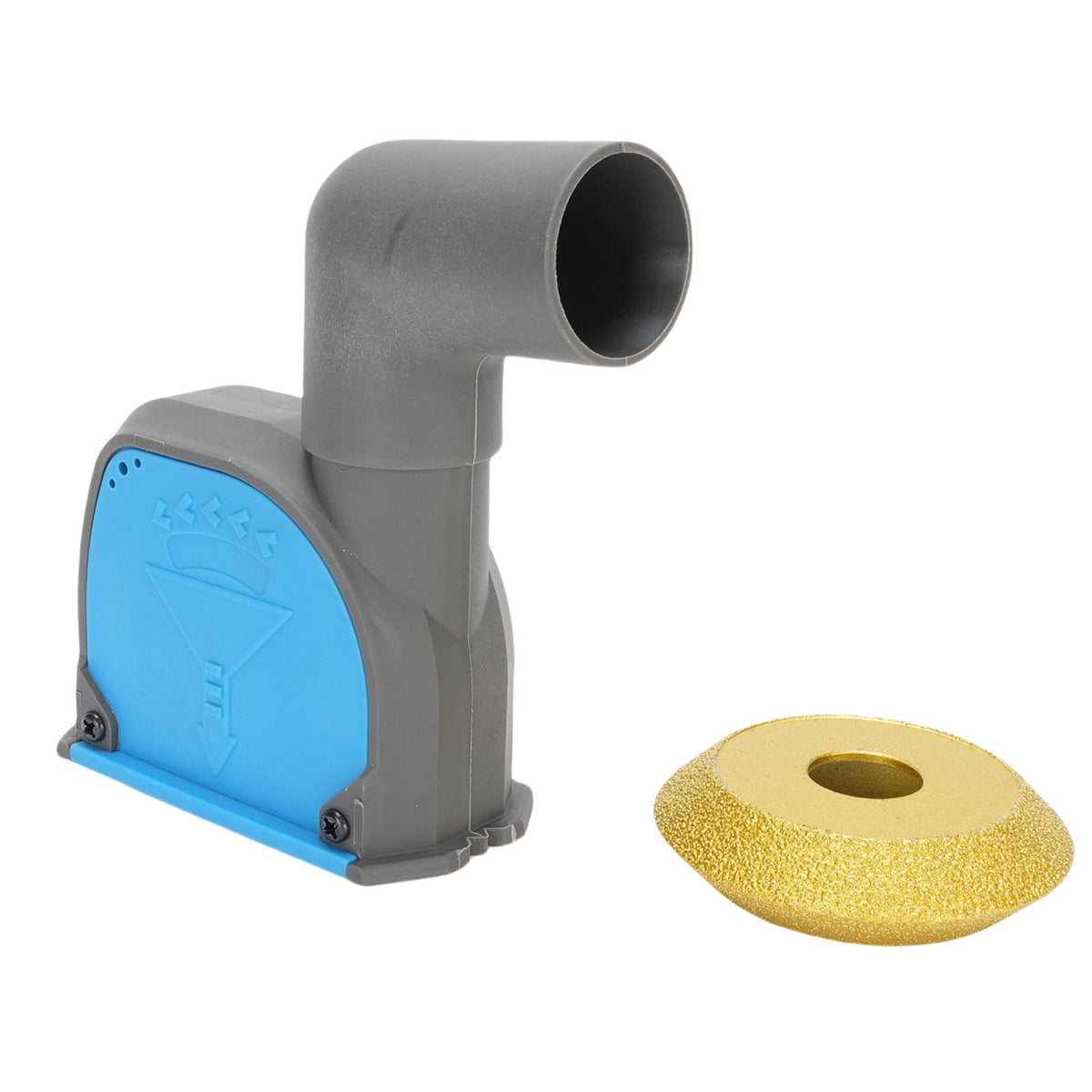 Dust Collector Attachment Fit for 100 115 Angle Grinder 9mm PA66 Angle Grinder Dust Shroud Cover with Grinding Wheel 20MM
