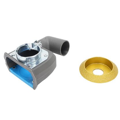 Dust Collector Attachment Fit for 100 115 Angle Grinder 9mm PA66 Angle Grinder Dust Shroud Cover with Grinding Wheel 20MM