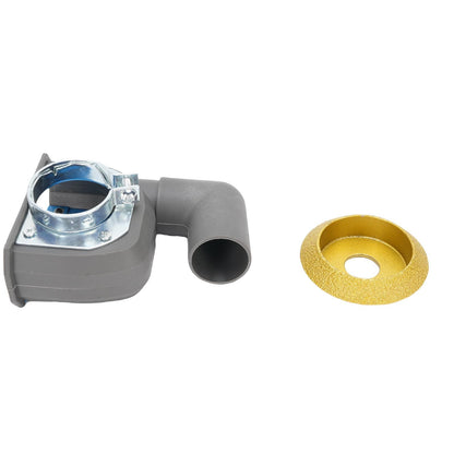 Dust Collector Attachment Fit for 100 115 Angle Grinder 9mm PA66 Angle Grinder Dust Shroud Cover with Grinding Wheel 20MM