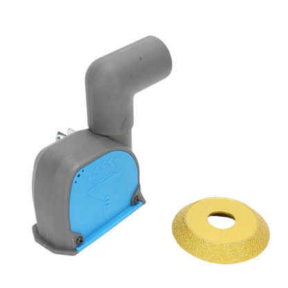 Dust Collector Attachment Fit for 100 115 Angle Grinder 9mm PA66 Angle Grinder Dust Shroud Cover with Grinding Wheel 25MM
