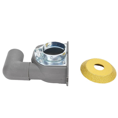 Dust Collector Attachment Fit for 100 115 Angle Grinder 9mm PA66 Angle Grinder Dust Shroud Cover with Grinding Wheel 25MM
