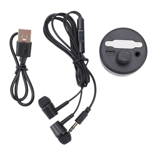 Water Leakage Detection Sound Amplifier Sensitive Underground Water Pipe Leak Listen Detector with Headphone for Site Construction Plumbing