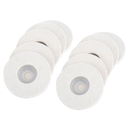 10pcs Angle Grinder Polishing Discs Wool Buffing Grinding Wheel Pads Kits for Metal JewelryFine Wool
