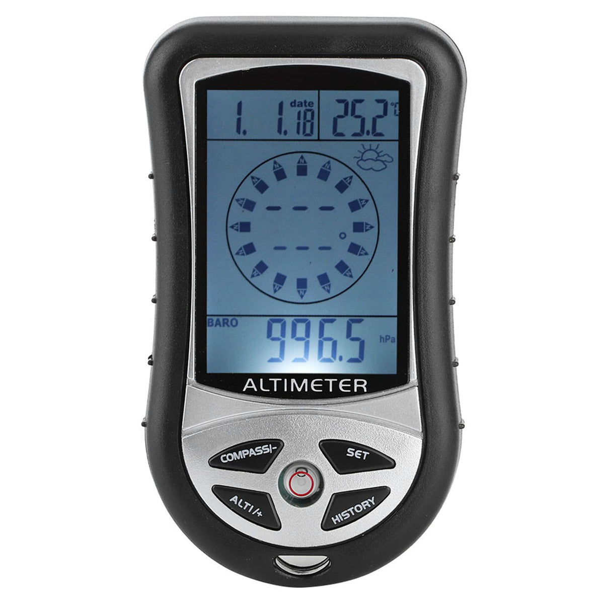 Portable Compass Multifunctional Electronic Weather Altimeter Altitude Barometer