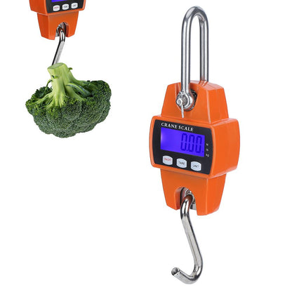 300KG Industrial Crane Scale LCD Digital Electronic Hook Hanging Weight Scale for Large Luggage