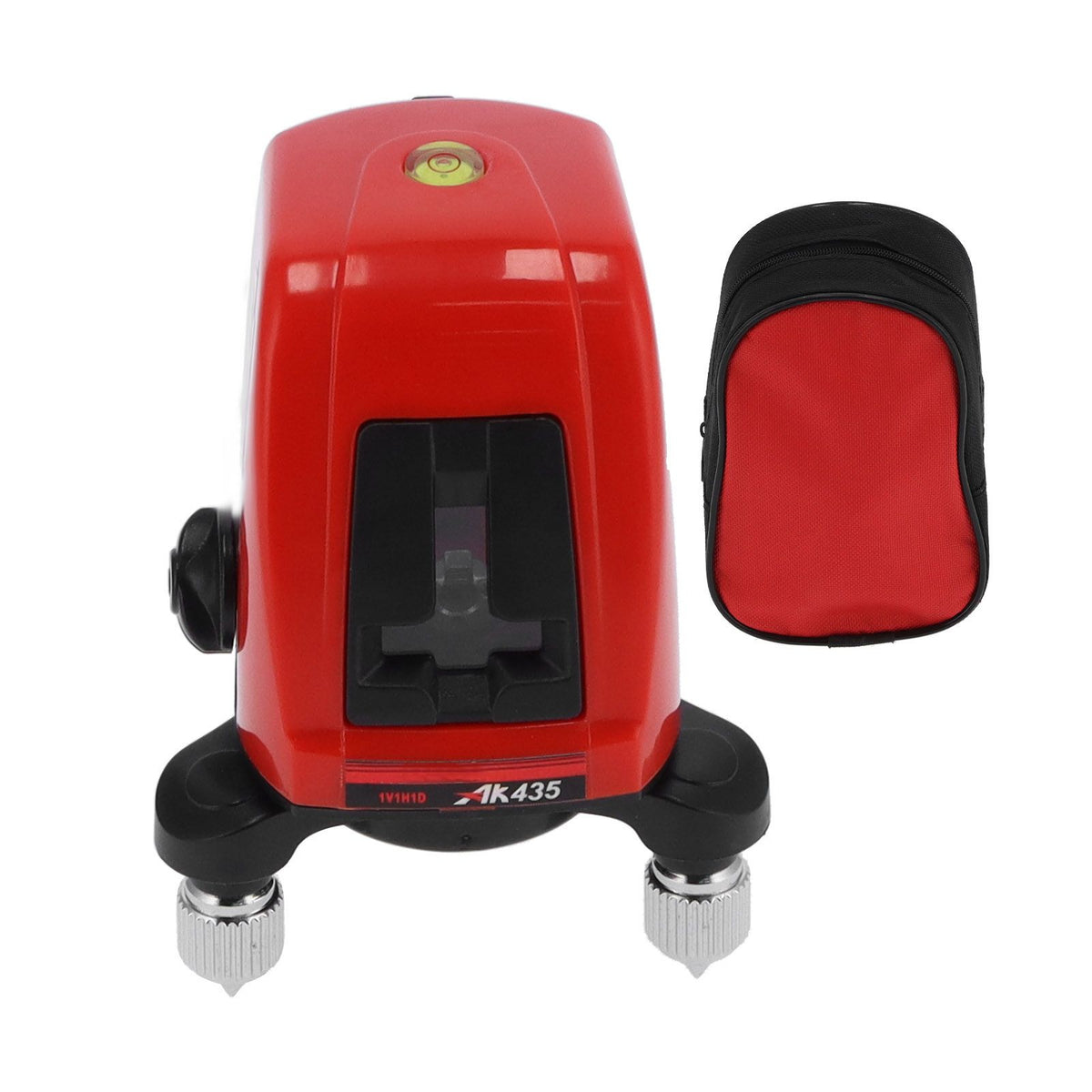 Portable 360 Degree Red Light Level Meter 2 Line Self Leveling Level Construction Tool(AK435 )