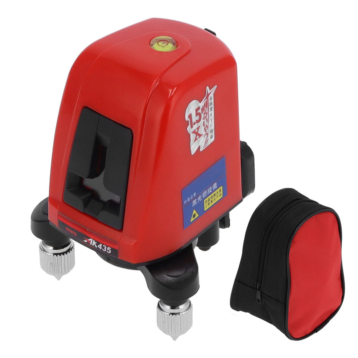 Portable 360 Degree Red Light Level Meter 2 Line Self Leveling Level Construction Tool(AK435 )