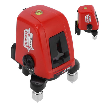 Portable 360 Degree Red Light Level Meter 2 Line Self Leveling Level Construction Tool(AK435 )