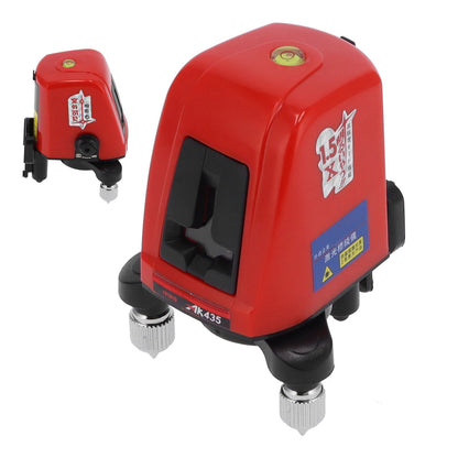 Portable 360 Degree Red Light Level Meter 2 Line Self Leveling Level Construction Tool(AK435 )