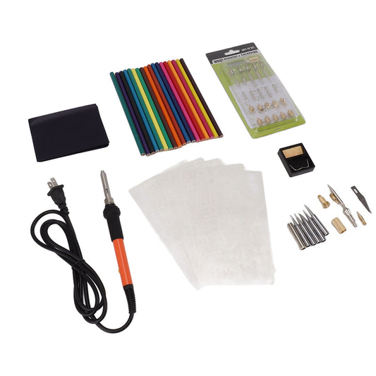 83 PCS Soldering Iron Set 60W Rapid Heating Adjustable Temperature Solder Kit Welding Tool for Home