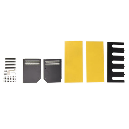 Power Tool Organizer Wall Mount 5 Slot Electric Drill Storage Rack Heavy Duty Drill Holder for Garage Workshop Warehouse Yellow
