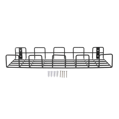Garden Tool Rack Space Saving Wall Mounted Metal Garden Gadget Organizer Shelf for Small Hose Factory Material