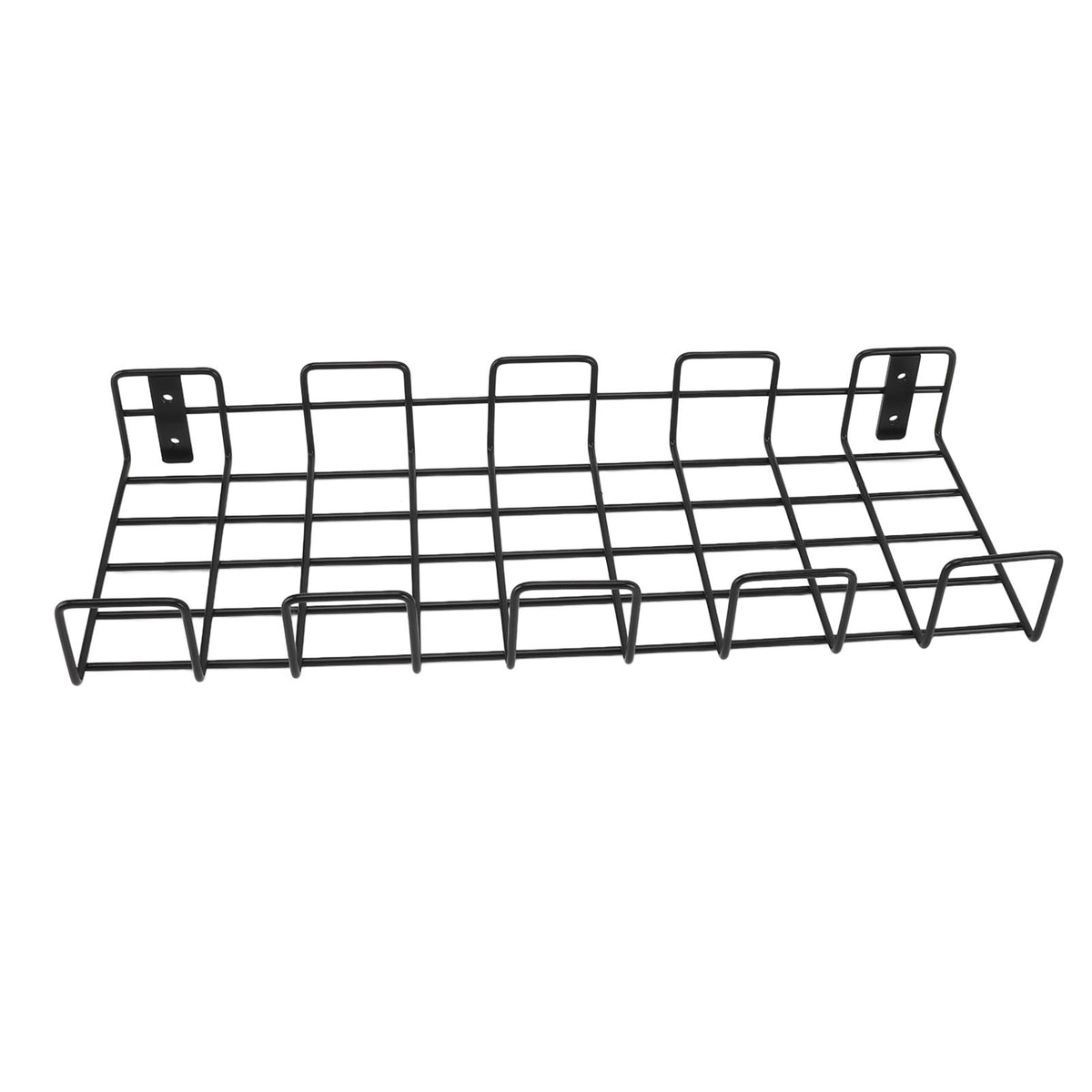 Garden Tool Rack Space Saving Wall Mounted Metal Garden Gadget Organizer Shelf for Small Hose Factory Material
