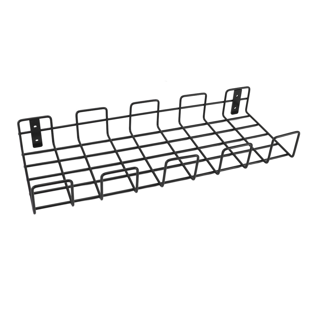 Garden Tool Rack Space Saving Wall Mounted Metal Garden Gadget Organizer Shelf for Small Hose Factory Material