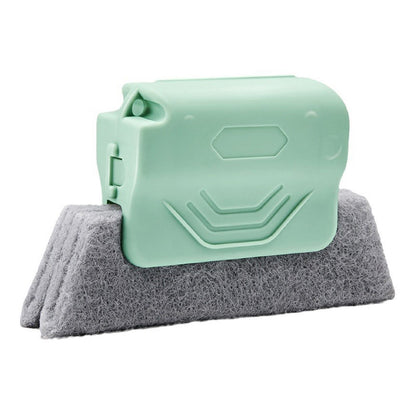 Window Groove Cleaning Brush Handheld Window Track Cleaner Tool for Sliding Door Sill Tile Lines Car Vents