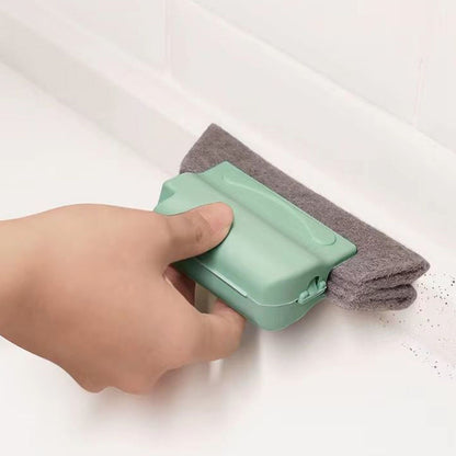 Window Groove Cleaning Brush Handheld Window Track Cleaner Tool for Sliding Door Sill Tile Lines Car Vents