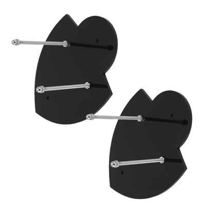 Acrylic Vertical Display Sword Rack Wall Mounted Sword Stand Decoration Holder for Game Rooms Offices Garages