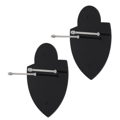 Acrylic Vertical Display Sword Rack Wall Mounted Sword Stand Decoration Holder for Game Rooms Offices Garages