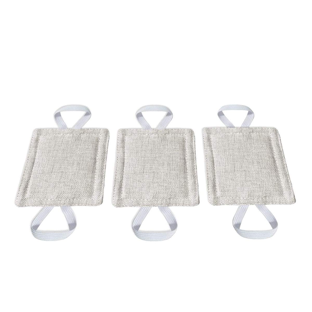 3PCS Door Slam Stopper Noise Reducing Latch Cover Door Noise Blocker with Elastic Straps for Safety Quiet Rooms 10x8cm