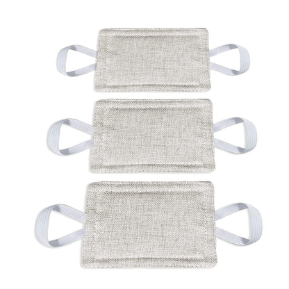 3PCS Door Slam Stopper Noise Reducing Latch Cover Door Noise Blocker with Elastic Straps for Safety Quiet Rooms 10x8cm