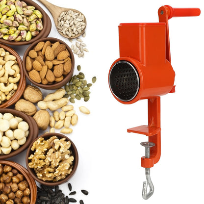 Hand Cranking Manual Grinder Aluminum Alloy Milling Machine for Nuts Grain Corn Wheat Oats