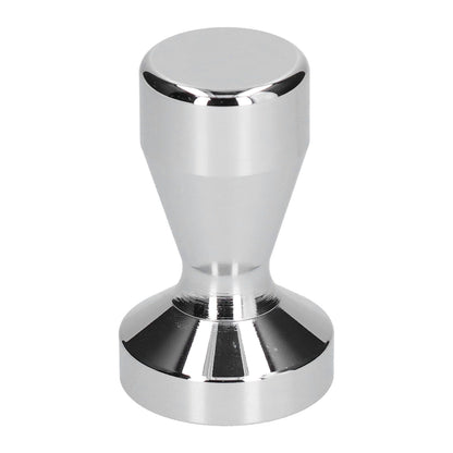 Coffee Tamper Stainless Steel Italian Compact Coffee Powder Press Hammer for Home Office Silver49mm