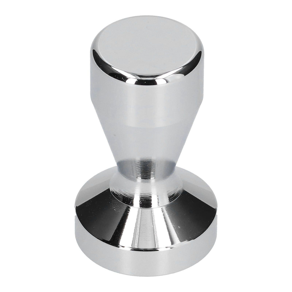Coffee Tamper Stainless Steel Italian Compact Coffee Powder Press Hammer for Home Office Silver49mm