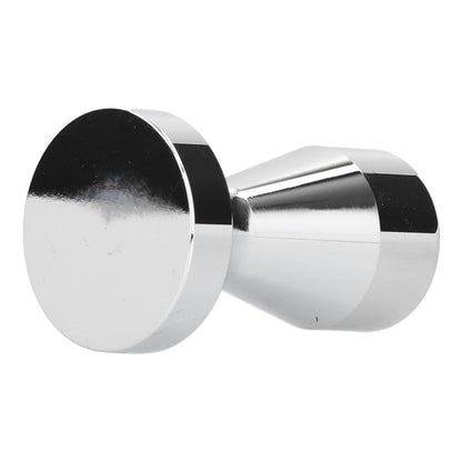 Coffee Tamper Stainless Steel Italian Compact Coffee Powder Press Hammer for Home Office Silver49mm