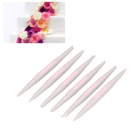 6Pcs Fondant Engraving Pen Cake Decorating Kit DIY Baking Tools for Kitchen Cake Shop