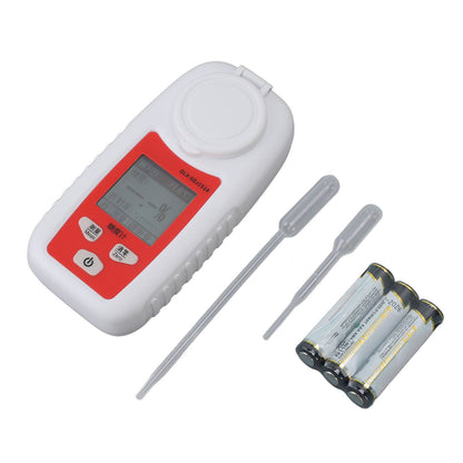 Fruit Sugar Meter High Accuracy Multifunctional Handheld Portable Sweetness Measurement Tool DLX‑SDJ1514（0‑55%）1.333‑1.430