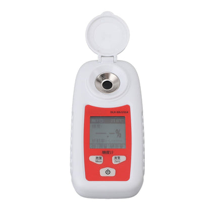 Fruit Sugar Meter High Accuracy Multifunctional Handheld Portable Sweetness Measurement Tool DLX‑SDJ1514（0‑55%）1.333‑1.430