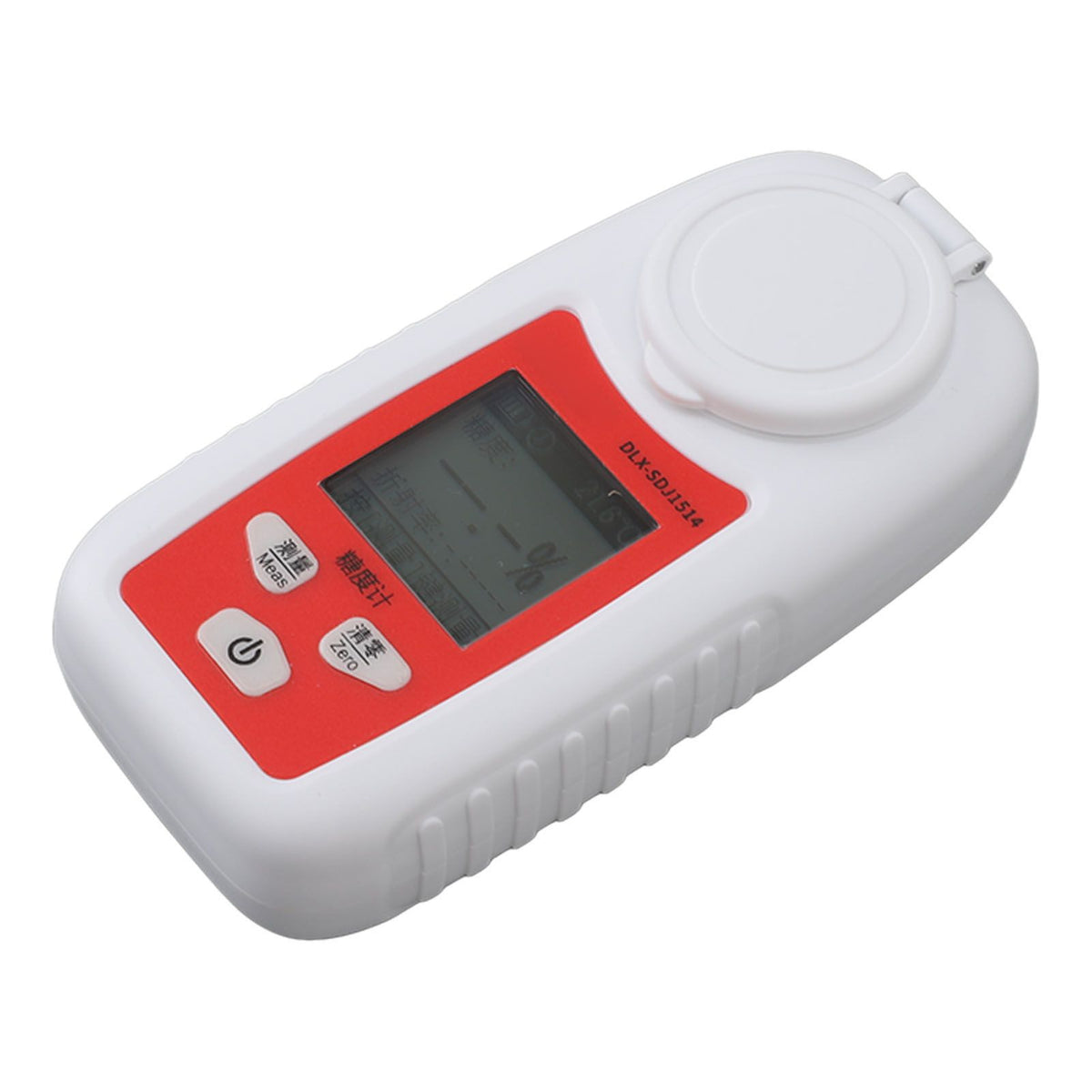 Fruit Sugar Meter High Accuracy Multifunctional Handheld Portable Sweetness Measurement Tool DLX‑SDJ1514（0‑55%）1.333‑1.430