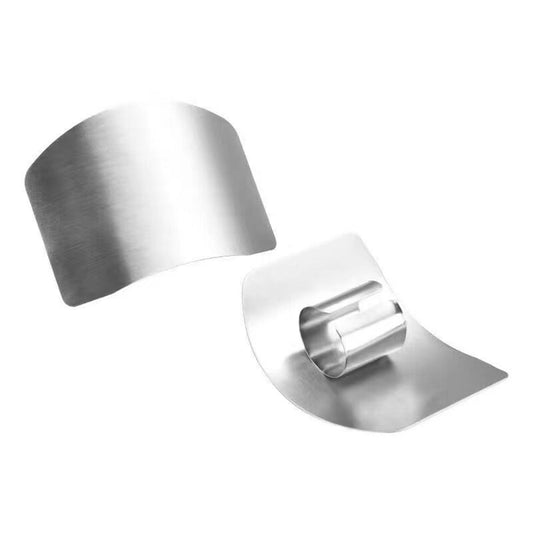 Stainless Steel Finger Guard Adjustable Finger Hand Protector Kitchen Tool for Food Slicing Chopping
