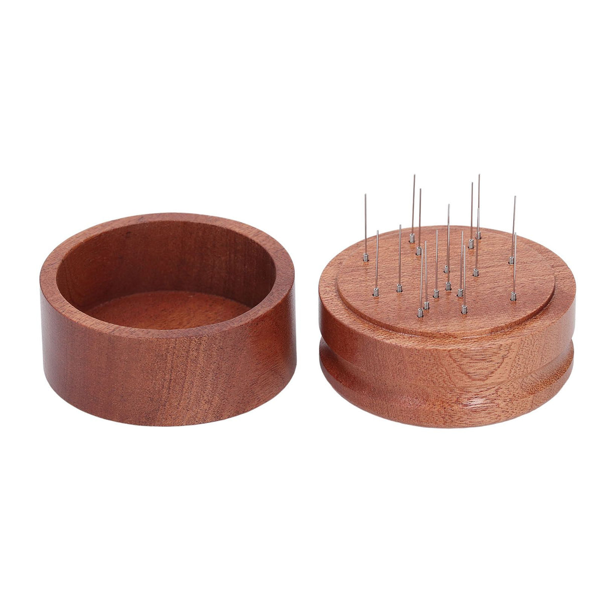 Coffee Needle Distributor Shabili Wood Time Labor Saving Wooden Grind Tamper Stirrer Tool 53mm