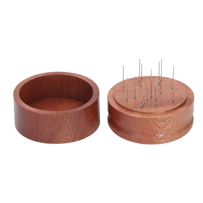 Coffee Needle Distributor Shabili Wood Time Labor Saving Wooden Grind Tamper Stirrer Tool 53mm