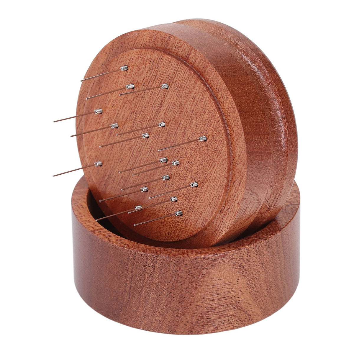 Coffee Needle Distributor Shabili Wood Time Labor Saving Wooden Grind Tamper Stirrer Tool 53mm