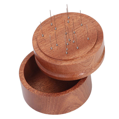 Coffee Needle Distributor Shabili Wood Time Labor Saving Wooden Grind Tamper Stirrer Tool 53mm