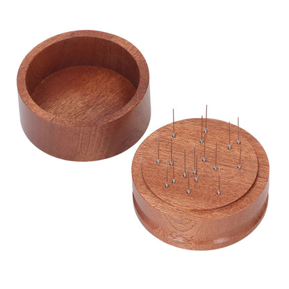 Coffee Needle Distributor Shabili Wood Time Labor Saving Wooden Grind Tamper Stirrer Tool 53mm