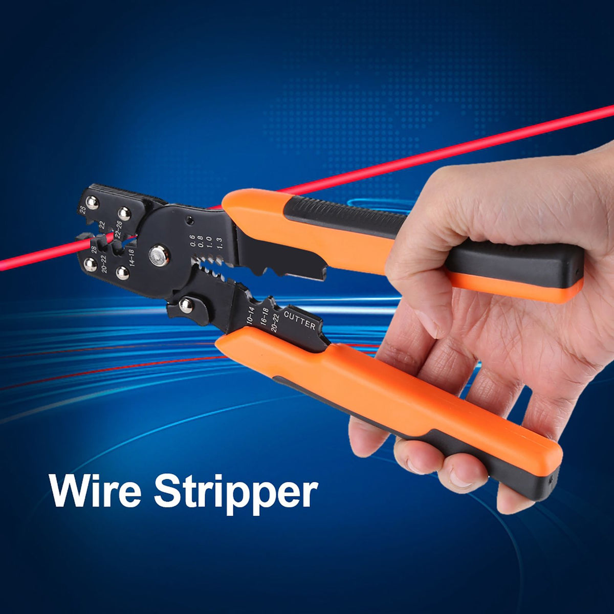 Multi functional Wire Cable Stripper Stripping Crimping Pliers Electrician Hand Tool