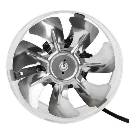 42W 220V Wall Mounted Exhaust Fan Low Noise Home Bathroom Kitchen Garage Air Vent Ventilation