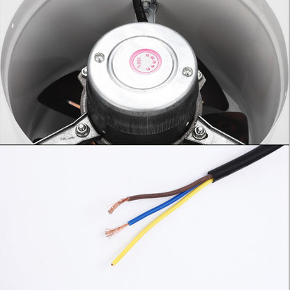 42W 220V Wall Mounted Exhaust Fan Low Noise Home Bathroom Kitchen Garage Air Vent Ventilation