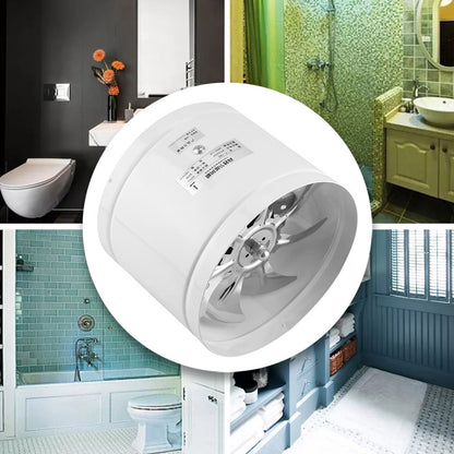 42W 220V Wall Mounted Exhaust Fan Low Noise Home Bathroom Kitchen Garage Air Vent Ventilation